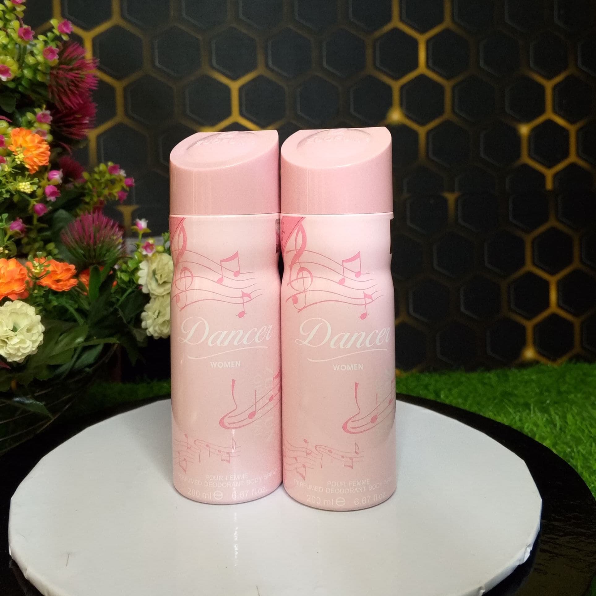 Dance Women Perfumed Deodorant Spray 3,500NGN A light, feminine fragrance with soft floral notes that keeps you fresh, confident, and delicately scented all day.